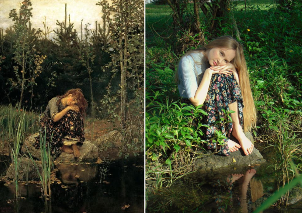 Виктор Васнецов Аленушка картина