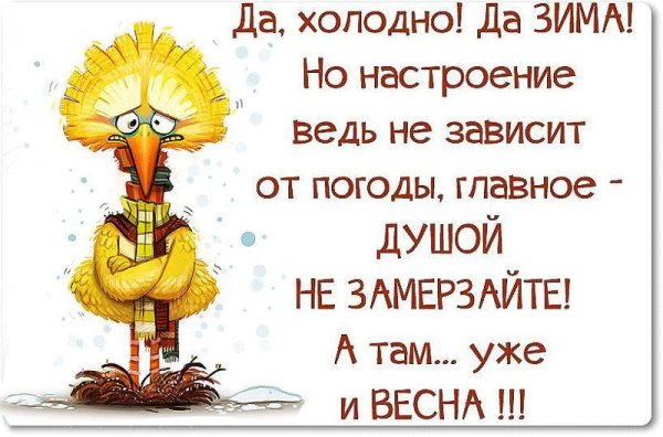 Пожелания не мерзнуть прикольные