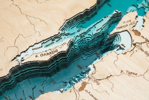 WOODENMAP Байкал