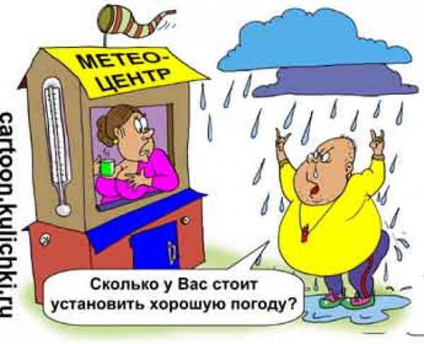 Карикатуры про погоду