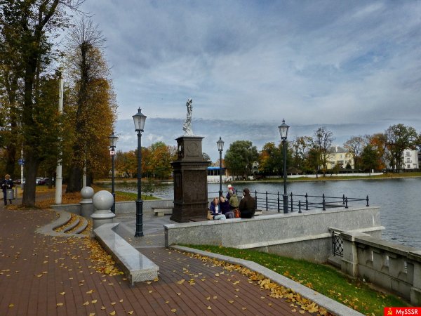 Верхнее озеро Калининград зимой