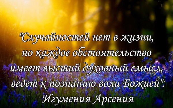 Всё происходит по воле Божьей
