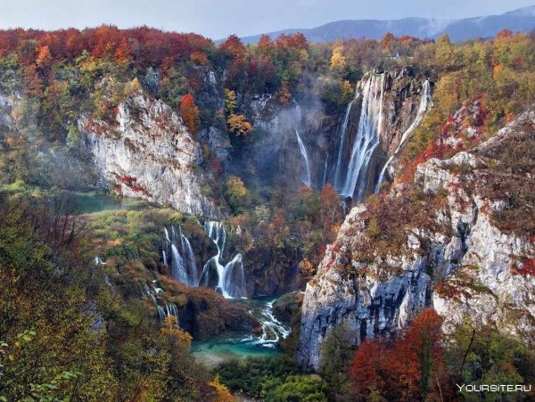 Водопады Хорватии Плитвицкие
