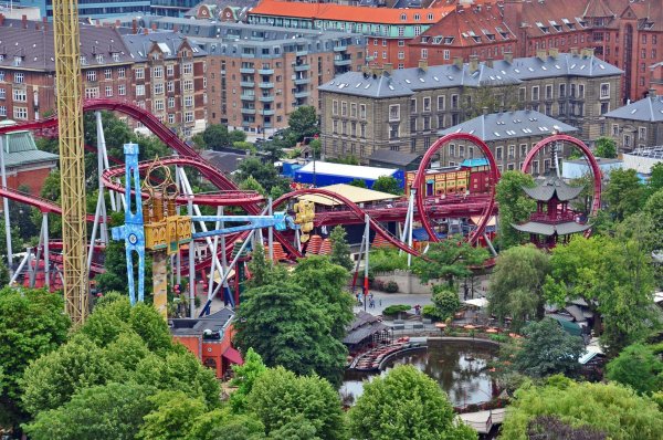 Парк развлечений Тиволи Копенгаген