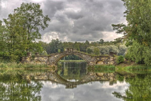 Горбатый мостик Гатчина