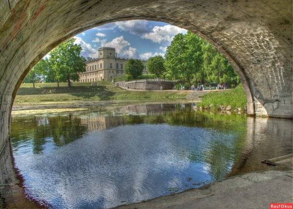 Гатчинский парк Карпин мост