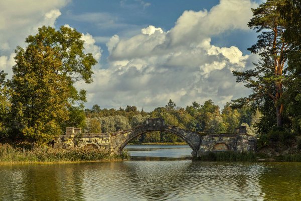 Пейзажный парк в Гатчине