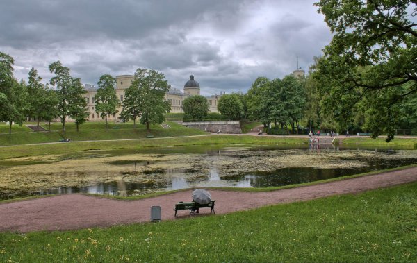 Гатчина Дворцовый парк Карпин пруд