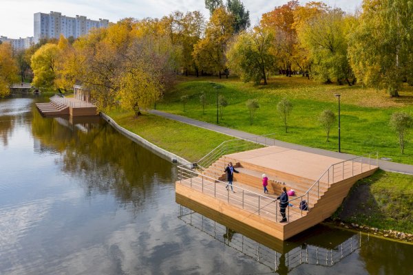 Парк усадьба Люблино благоустройство