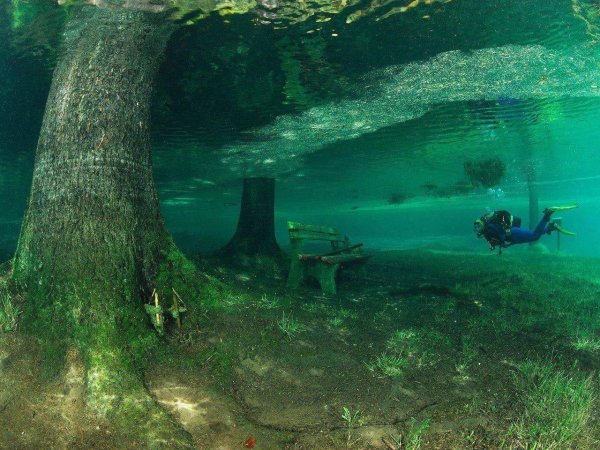 Грюнер Зее Австрия озеро