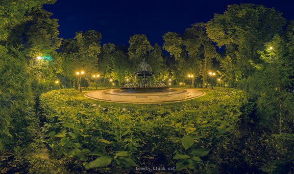 Мариинский парк Киев панорама