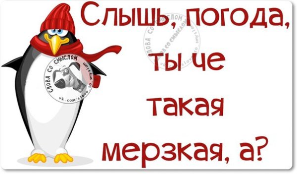 Погода ты чего такая мерзкая