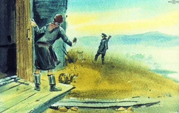 Иллюстрация к произведению Васюткино озеро