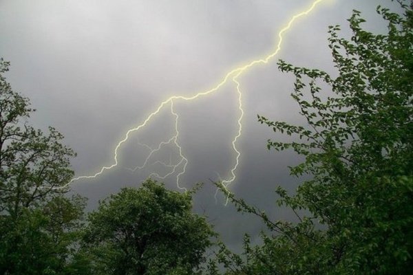 Гроза и дождь