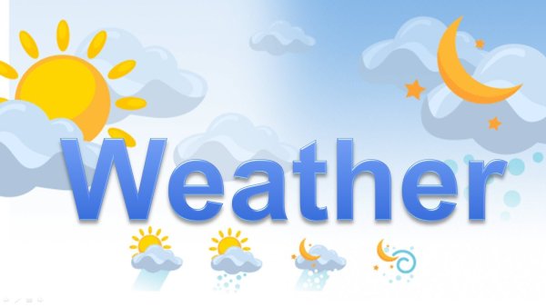 Weather надпись