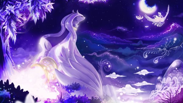 Лунный дракон арт