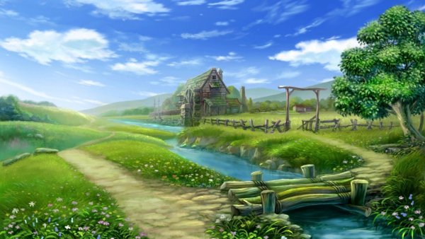 Фэнтези деревня