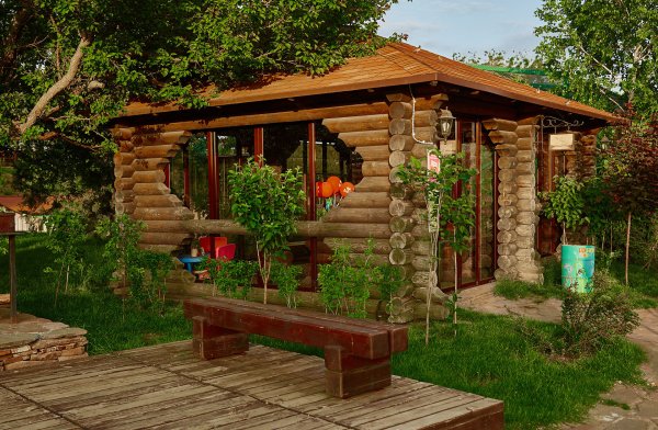 Парк малинки беседки