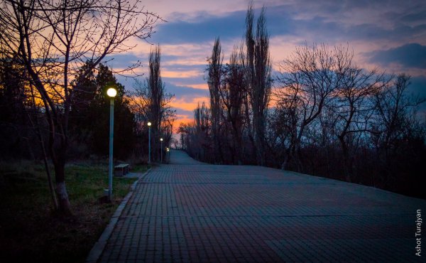 Сумерки на улице