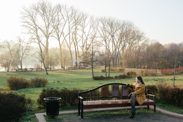 Человек в парке Эстетика
