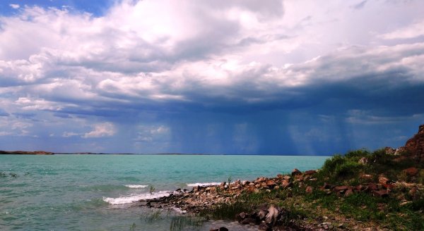 Балхаш город Казахстан озеро Балхаш