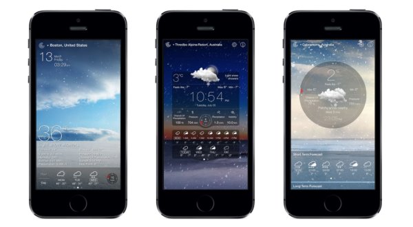 Фон погоды на айфоне