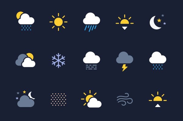 Погодные пиктограммы