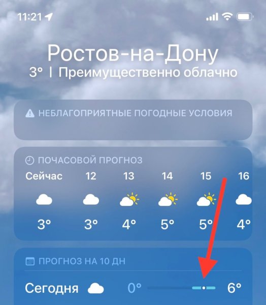 Погода IOS