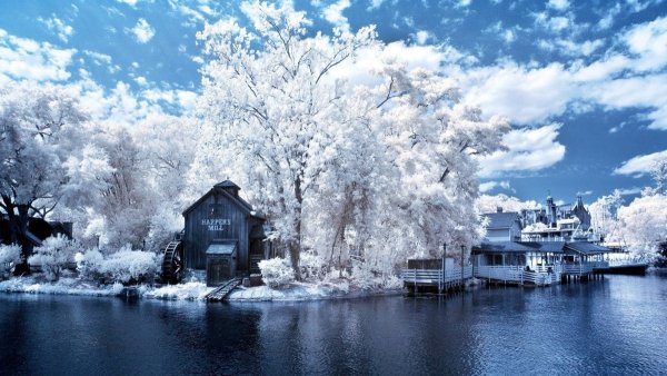 Зима в Японии