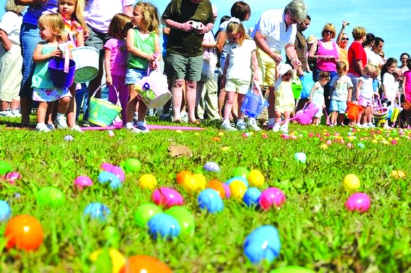 Сбор яиц на Пасху