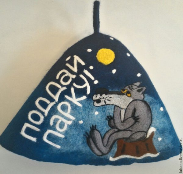 Шапка для бани Сова