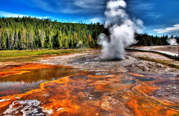 Йеллоустонский национальный парк супервулкан