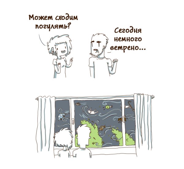 Коротко о ветреной погоде