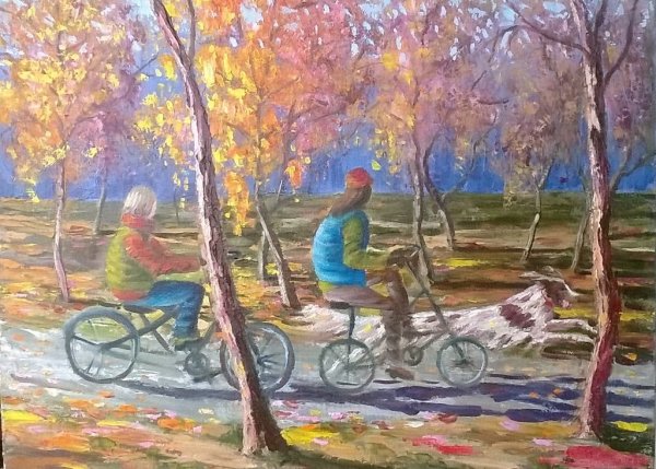 Станковая композиция пейзаж