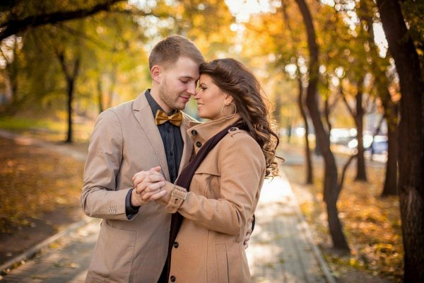 Осенняя фотосессия Love story