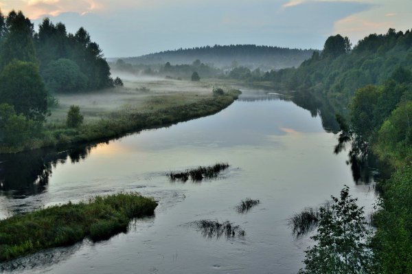 Река Кичменьга Вологодская область