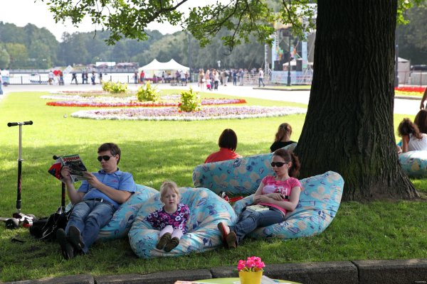 Парк Горького Москва пикник