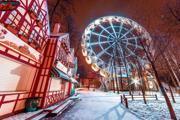 Парк Горького Пермь зима