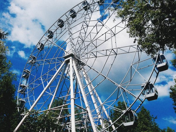 Парк Горького Пермь колесо обозрения