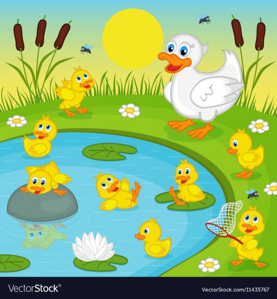 Пруд с уточками для детей