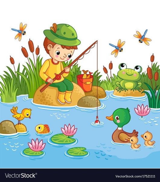 Пруд с рыбками для детей