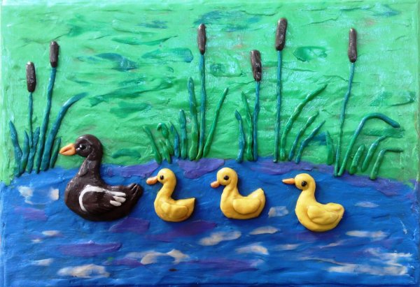 Пластилинография для детей