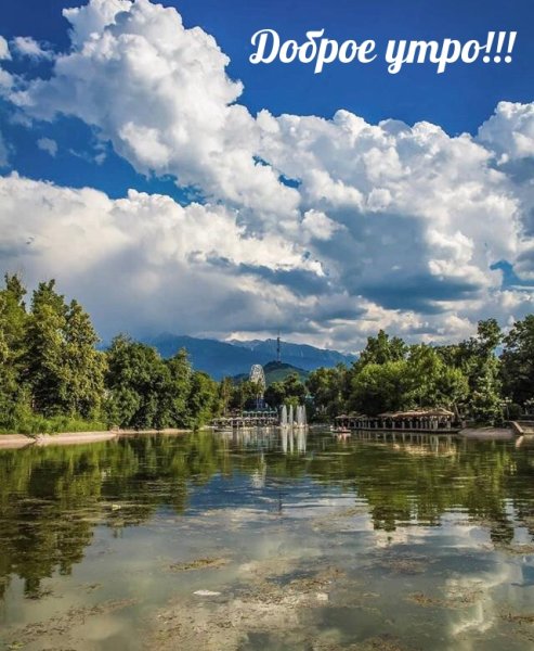 Доброе утро река