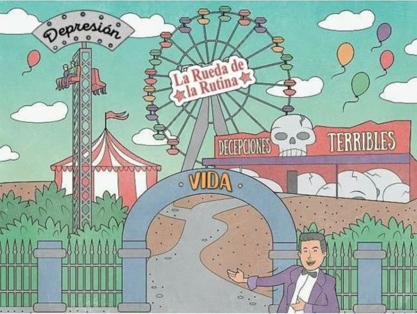 Нарисовать парк развлечений