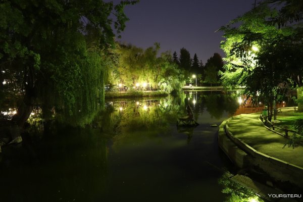 Горпарк Саратов вечером