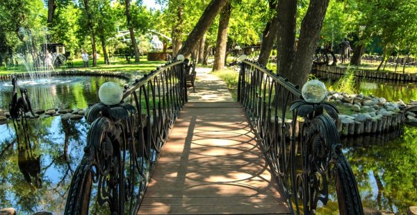 Саратов Горпарк мостик