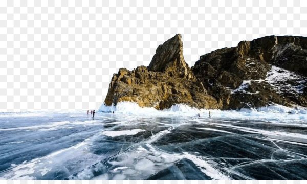 Байкал на белом фоне