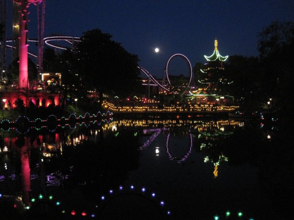 Копенгаген парк Тиволи аттракционы Питер пен