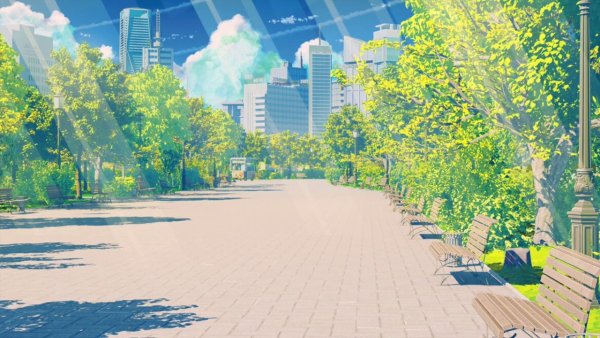 Аниме фон парк