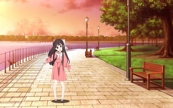 Фон парка аниме